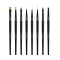 Chaun Legend Nail Art Brush Set 8 Piece - Perfect for gels, acrylics, and detailed designs