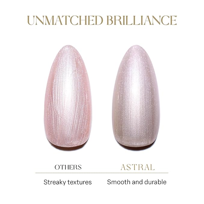 APRÉS Astral Gel Color Set, 3 Colors, HEMA-Free & TPO-Free Salon Quality Nail Gel Polish Trio Bundle (Astral Pearlescent, Set 7)