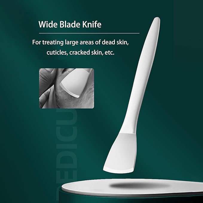 Pedicure Knife For Feet Professional Callus Knife Ingrown Toenail Knives Foot Care Tools Dead Skin Removal Nail Scraper File (Pedicure Knife (Silvery))