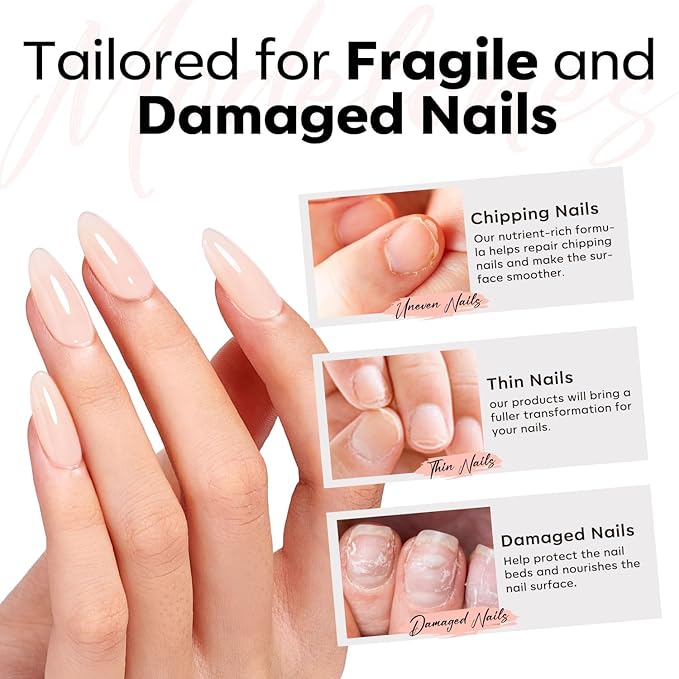 modelones Builder Rubber Gel Base Coat for Nails, Neutral Warm Nude Rubber Base Gel Nail Polish for Strengthen Apex Building Extension Protect Weak Nails Long Last U V Manicure Gift for Women