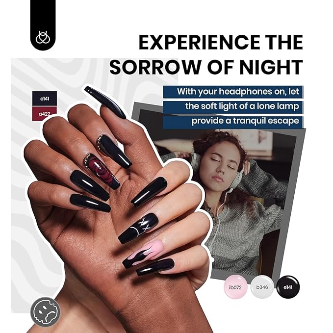Beetles 85 Pcs Gel Nail Polish Kit with U V Light 55 Colors Gel Nail Kit Jelly Pink Nude Set with Everything Salon at Home Nails Manicure Beginners Set Emotional Spectrum Collection Gifts for Women