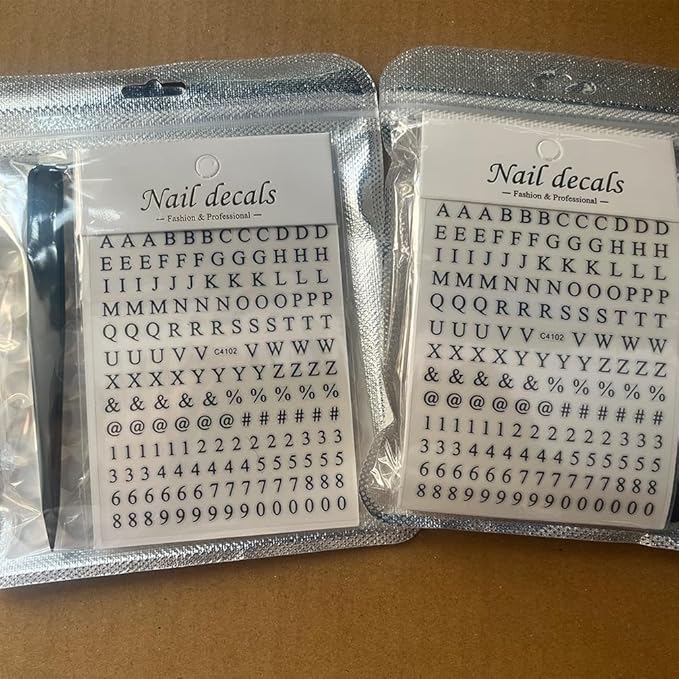 Number Character Nail Sticker Keyboard Stickers with Tweezers for Long Nails Protector Raised, Clear Self Adhesive Silicone Keyboard Cover Nail Art Suitable for Round Button Keyboard (Round, 64Pcs)