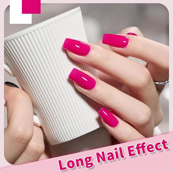 JR 9pcs 15ml Gel Nail Polish Set Red Nude Pink Gel Polish Kit Nude Pink Gel Polish Nail Art Manicure Salon DIY Soak Off UV LED Nail Gel Kit DIY Art Manicure