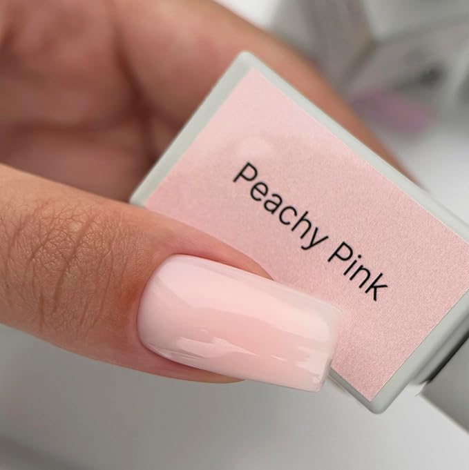 IN.HYPE Structure/Liquid Builder Gel/Hard Gel in a Bottle (BIAB) for Nail Enhancing/Overlays/Strengtenning (Peachy Pink)