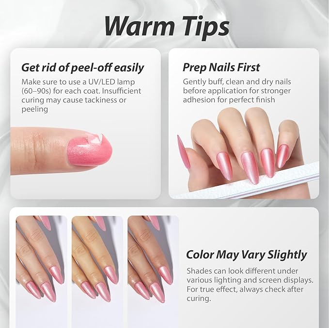 Makartt Gel Nail Polish Set 15ml, 6 Colors Gel Polish Kit High-Gloss Nude Purple Blue Shimmer White Red Green Soak Off Salon-Grade UV Nail Art Manicure DIY Salon Home - Spring in Bergen