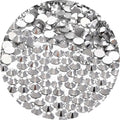 NCB 3000pcs Flatback Round Glass Nail Art Rhinestones Crystal for DIY Making Accessories Shoes, Clothes, Face Art, Bags, Manicure (Labrador, SS5 3000pcs)