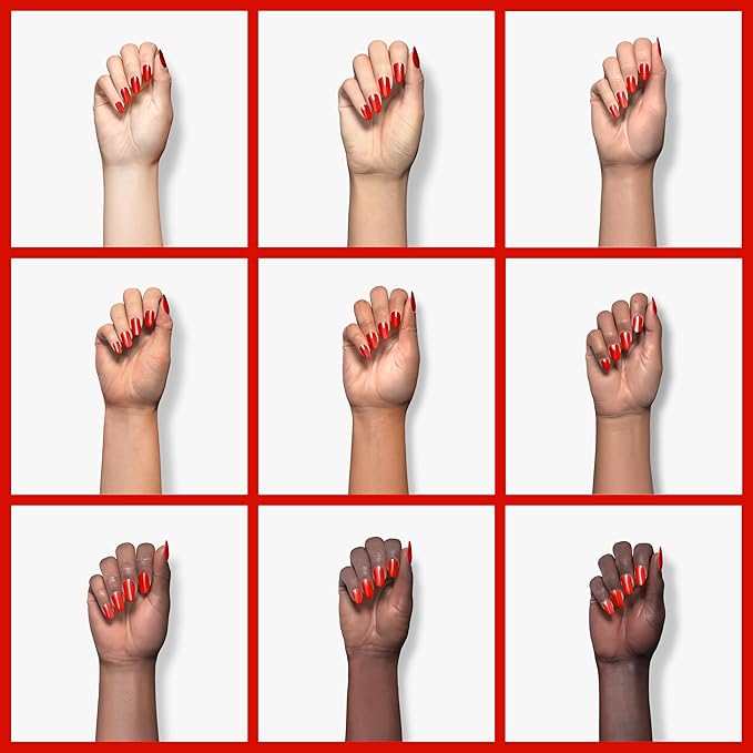 FZANZEST Blood Red Gel Nail Polish, Fall Winter Gel Polish Nail Colors Translucent Burgundy Designs Manicure Gel Polish Soak Off