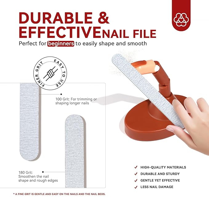 Saviland Nail Practice Finger for Acrylic Nails: Adjustable Nail Practice Hand Fake Mannequin Training Finger Replaceable Nail Tips Nail Art Brush Tools Kit Beginner Home DIY