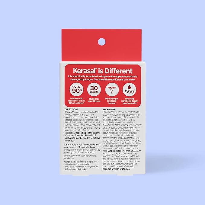 Kerasal Nail Fungus Extra Strength | Restorative Nail Repair for Damaged Nails, 0.33 fl oz (Packaging May Vary)