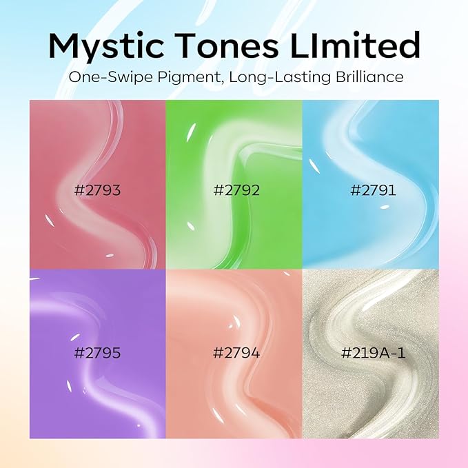 modelones Cat Eye Gel Nail Polish, 6 Colors Jelly Neon Set with Magnet Sparkle Galaxy Series Nail Gel Polish Kit Soak Off Led Nail Art Manicure Salon DIY Gifts