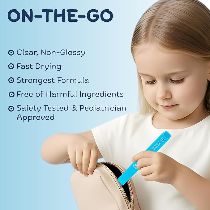 Honest10 Nail Biting Prevention Click Pen for Kids - Break The Thumb Sucking Habit - Safe Bitter Nail Formula, Lab Tested & Pediatric MD Approved - Easy Application, Mfr in USA (0.25 oz)
