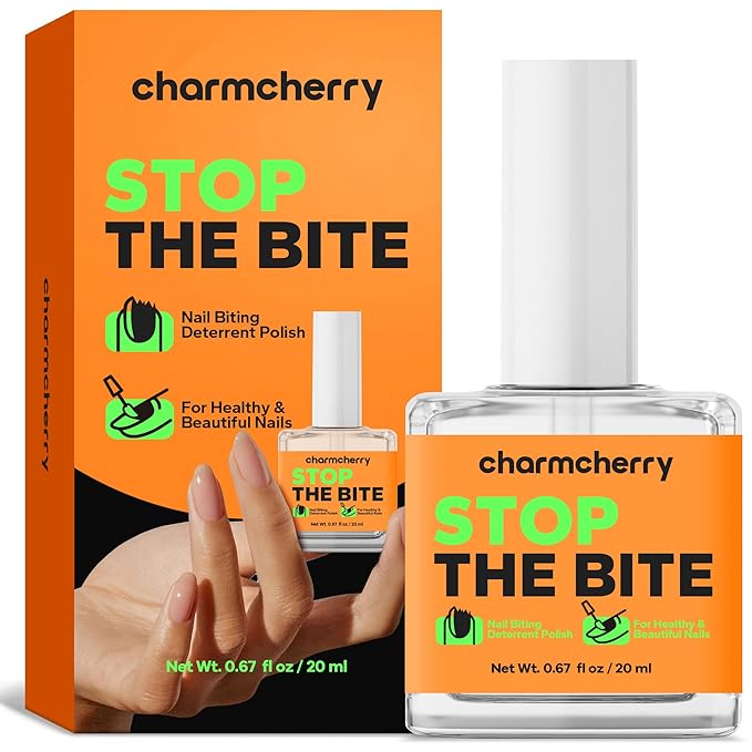 Nail Biting Treatment (0.67 Fl Oz), Nail Biting Prevention, Thumb Sucking Deterrent, Stop Biting Nails Deterrent, Bitter No Bite Nail Polish for Kids & Adults,Thumb Guard