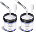 AIJIMEI 300g/10oz White Hard Gel for Nails High-capacity Hard Nail Builder Nail Strengthen Gel Nails Art Extension Kit Salon Home Use