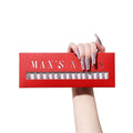 Max’s Press-On Nails 2Tone Collection | 32-Piece Nail Kit including both Glue & Adhesive (Textured Matte Pink Lavender)