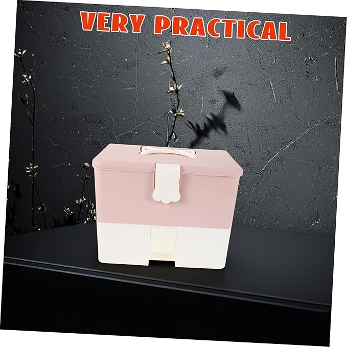 Nail Supply Organizer Case Makeup Box Nail Polish Holder for Travel Home
