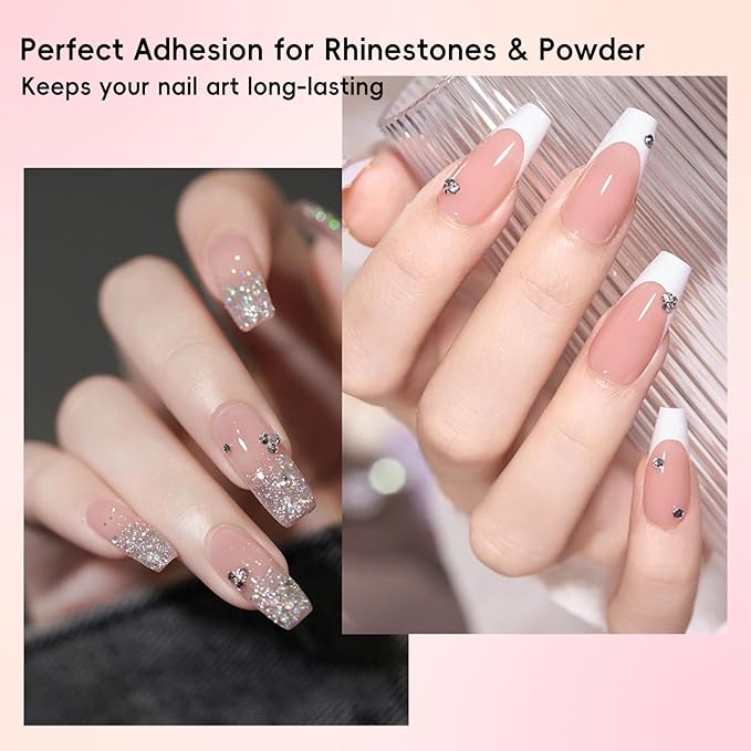 Solid Builder Nail Gel for 3D Sculpting, Nail Extension & Art, Perfect for Chrome Powder, Glitter and Rhinestones - 15g Jar for DIY Home Salon Use