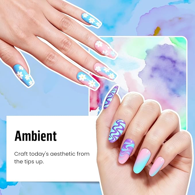 Phoenixy 71 Pcs Gel Nail Polish Kit with U V Light, 55 Colors Gel Nail Kit 5pcs Base Top Coat Pink Blue Glitter Burgundy DIY Manicure Starter Set for Beginners Gift for Women