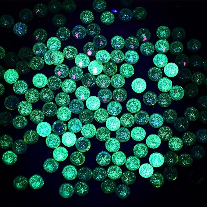 Blinginbox Flatback Glass Rhinestones,Bedazzler Gems 2880pcs Non Hotfix Crystal Rhinestones for Nail Charms Crafts Clothes Tumblers,Crystal Luminous Opal,Mixed SS6-20 of 0.07-0.18in