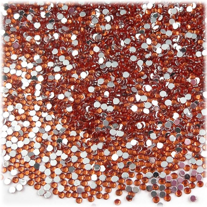 The Crafts Outlet 5,000pc Rhinestones Round 2mm Tiny for Nails - Purple Amethyst