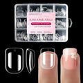 360Pcs Kid Nail Tips,Soft Gel Nail Tips Pre-Shaped Press On Nails For Kids,Clear Acrylic Half Matte Full Cover Fake Nail For Kids DIY Extension & Salon Use12 Sizes For 8-12 Years