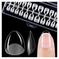 gelike ec Nail Tips Almond for Salon: Almond Short Soft Gel Nail Tips for Manicure 240 Pcs 18 Sizes