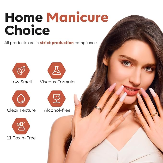 modelones Solid Builder Gel for Nails, Non-Sticky Upgraded Poly Extension Hard Gel Nude for 3D Art Sculpting Molding Beginners-friendly 50g