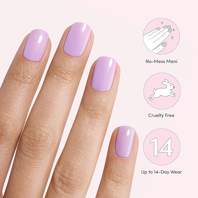 Dashing Diva Gloss Nail Strips Bundle - The Seaside Pastels Collection - Muse & Whisper - UV Free, Chip Resistant, Long Lasting Gel Stickers - Contains 2 Sets