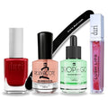 duri Nail Polish Gift Set, KIT111 Vivacious Quick Dry Nails & Lip Plumper Set, Gift Giving for a Holiday (Vivacious Quick Dry Nails & Lip Plumper Set)