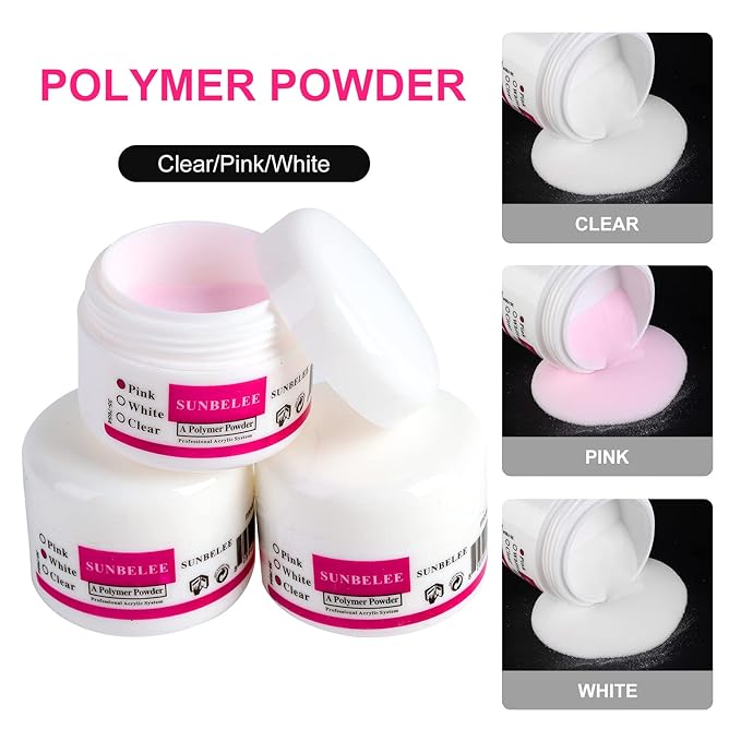 Acrylic Nail Kit for Beginners with Everything 12 Glitter Acrylic Powder, Tips, Decoration Supplies for Professional Nail Art Tools Women DIY Gifts