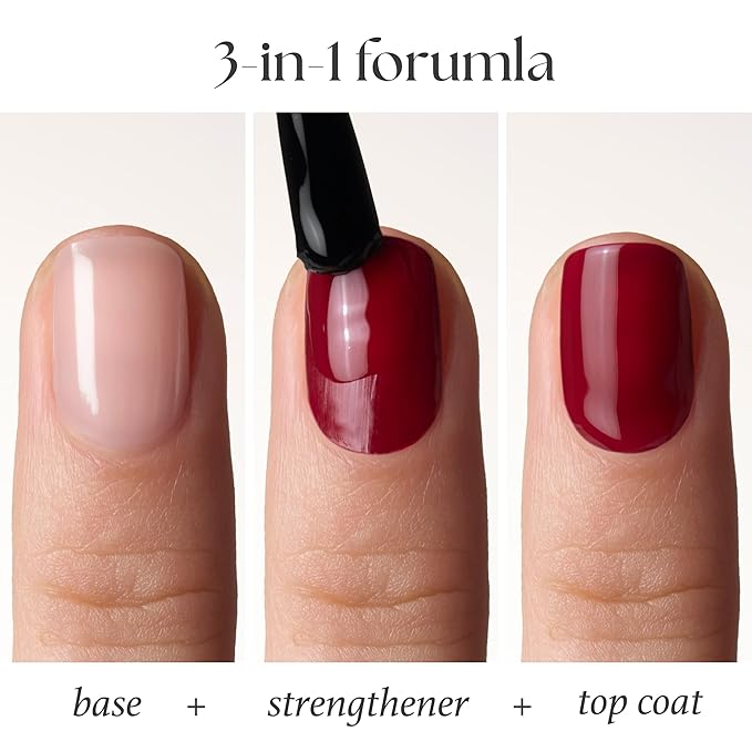 Julep Quick Drying Nail Color | Strength in Numbers | 3-in-1 Base Coat, Top Coat and Nail Hardener for Stronger, Longer-Lasting Wear