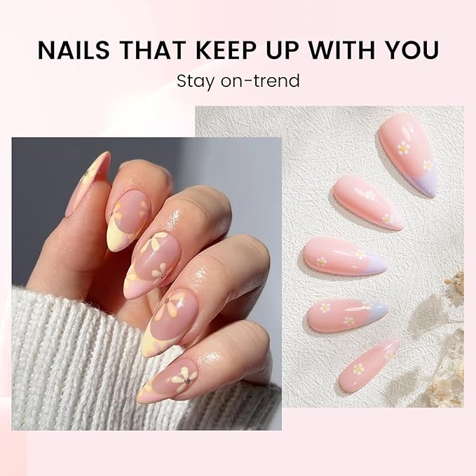 6PCS 18ml TPO Free Jelly Gel Nail Polish Set- Hema Free Milky White Pink Nude Soak off Gel Polish Set with Swatch Board - Same Color Same Bottle Gel Colors Nail Art Salon DIY at Home for Women Girl