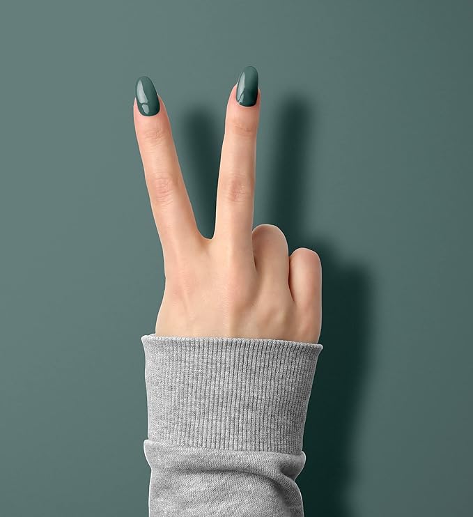 LeChat - Perfect Match Gel Polish - Down To Earth - Shadow Gray-Green with Cream Finish - (0.5 Ounce) - Easy Application - Soak Off Formula