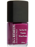Dr’s Remedy Enriched Nail Polish: Non Toxic, All Natural, and Organic - Doctor Formulated: Strengthens, Restores, Heals, and Protects '24-Free' - FOCUS Fuchsia