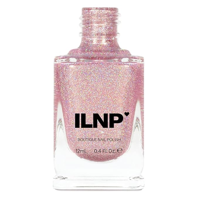 ILNP Ballet Slipper - Soft Pink Holographic Nail Polish
