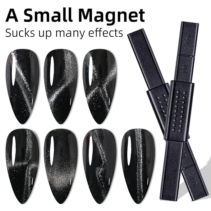 Major Dijit Cat Eye Magnetic for Nail Cat Eye Gel Nail Polish Magnet Tools Set Nail Salon Art Tools