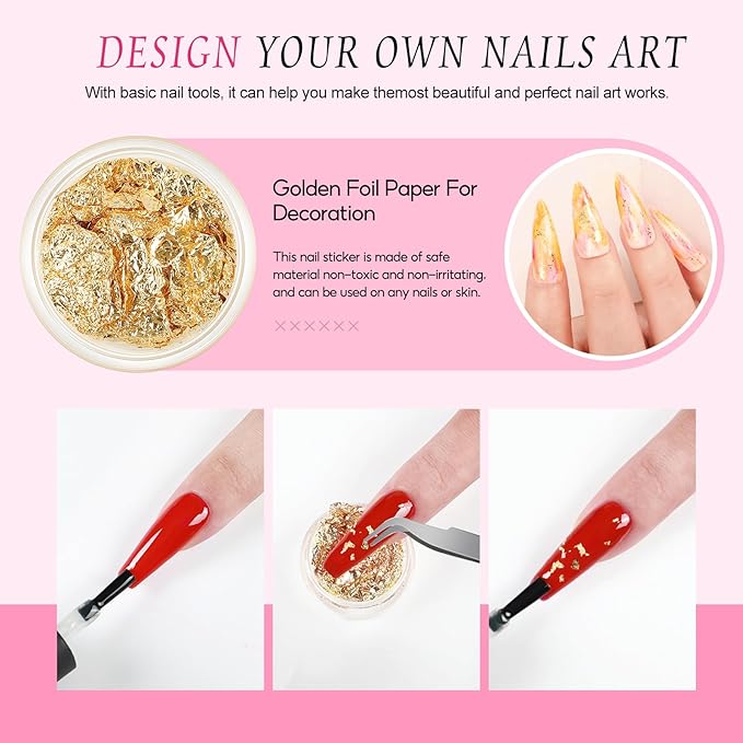 Acrylic Nail Kit with Drill and U V Light, Professional Nail Kit Acrylic Set for beginners with Everything 3PC Powder 24PC Glitter Fake Tips Decoration Nails Set DIY Home Salon