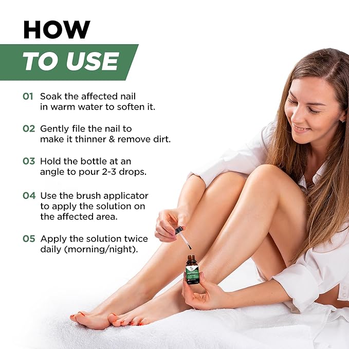 Toenail Renewal Solution Extra Strength Care for Toe Nail & Fingernails - Nail Repair Solution for broken, Discolored Nails - Renews Damaged Cracked Ingrown Toenail Made In USA 0.50 Fl Oz - 2 Pack