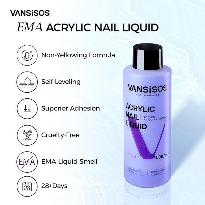 Professional Acrylic Nail Kit with Drill: Complete Nail Kit with Everything Acrylic Powder and Liquid Set with Glitter Powder Brushes X-Strength Primer for a DIY Home Salon Experience