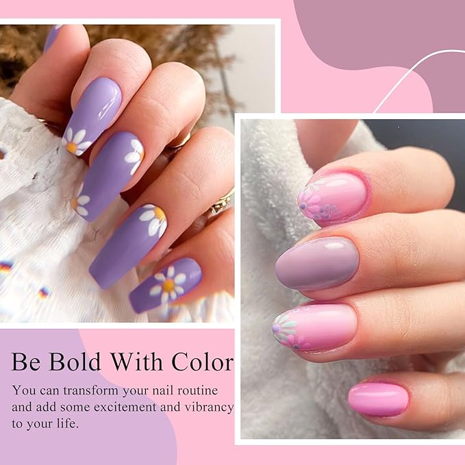 MTSSII Gel Nail Polish 8 Colors, Pink Brown Burgundy Red Gel Polish Set Peach Pastel Pink Nail Polish Gel Kit Soak Off Manicure Set Nail Art Gift for Women DIY Home Salon