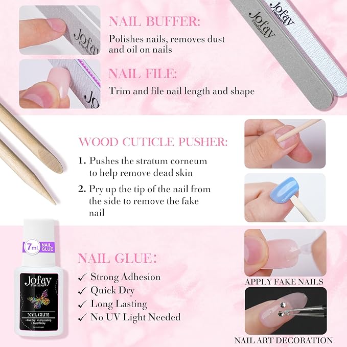 Cat Eye Press on Nails Short 5 Styles, Jofay Fashion 120Pcs Salon-Like Fake Nails with Glitter Galaxy Chasing Light Cat Eye Designs, Artificial Acrylic Nails Gel Glue on Nails Stick on Nails for Women