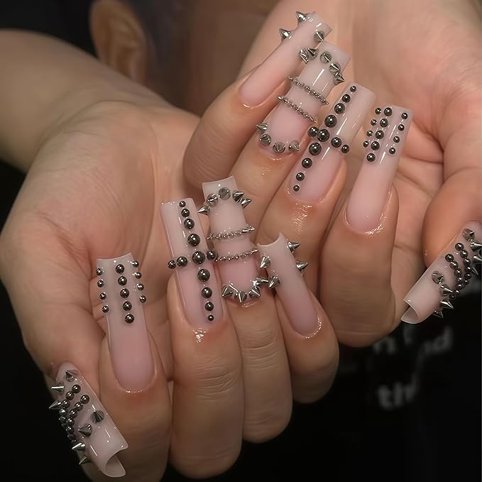 3D Rivet Gel Nail Art Mold Silicone Tools Nails Manicure Design Multiple Shapes Buckle Small Model Resin Zipper Molds for Accessories Supplies