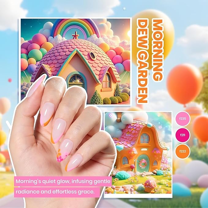 Beetles Gel Nail Polish Kit with U V Light - 80Pcs Color Enchantment 55 Colors Gel Polish Starter Kit with Base Top Coat DIY Nails Supply Stickers Manicure Tools Home Salon Gift for Women Teens Girls