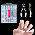 Almond Nail Tips,300PCS Almond Press On Nails Short Fake Nails Tips,Soft Gel Nail Tips Shape Acrylic Nails For Valentines Day Gifts -12 Sizes Acrylic Press On Nail Valentines Gifts for Her