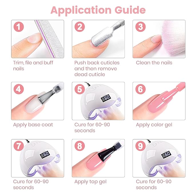 RARJSM Nude Milky White Fiber Glass Rubber Base Gel Nail Polish for Repair Broken Nails Strengthener Gel Base Coat Transparent Brush on BuildingGel in a Bottle Soak Off UV LED Curing Requires 15ml