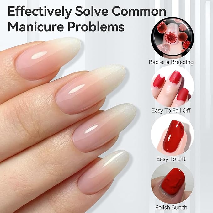 BORN PRETTY 15ml Nail Prep Dehydrate & Bond Nail-Primer Set,Natural Acid-Free Formula for Acrylic & Gel Polish,Superior Adhesion with Fast-Dry Gift Box Professional Salons Set