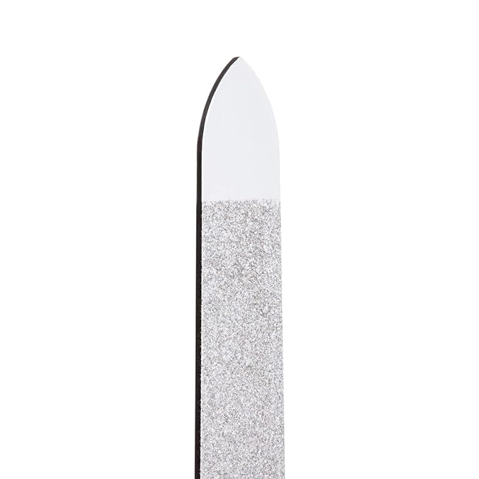 Revlon Nail File, Salon Professional Nail Care Tool for Acrylic & Natural Nails, Easy Grip, Corrosion Resistant Saphire Coated Nail Filer (Pack of 1)