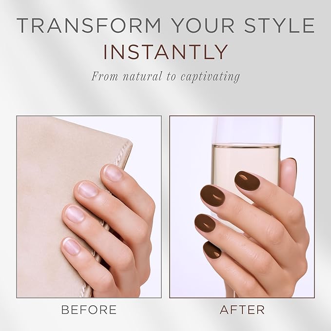 Cote Beauty’s Warm Brown Nail Polish, Earthy Elegance with Cream Finish, Rich Chocolate Brown Hue, Vegan & Cruelty-Free, Long Lasting Nail Polish, Made in USA, 0.27 Fl Oz