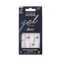 KISS Gel Fantasy, Press On Nails, Nail glue included, 'Hottiest Thing', White, Short Size, Coffin Shape, Includes 28 Nails, 2g glue, 1 Manicure Stick, 1 Mini File