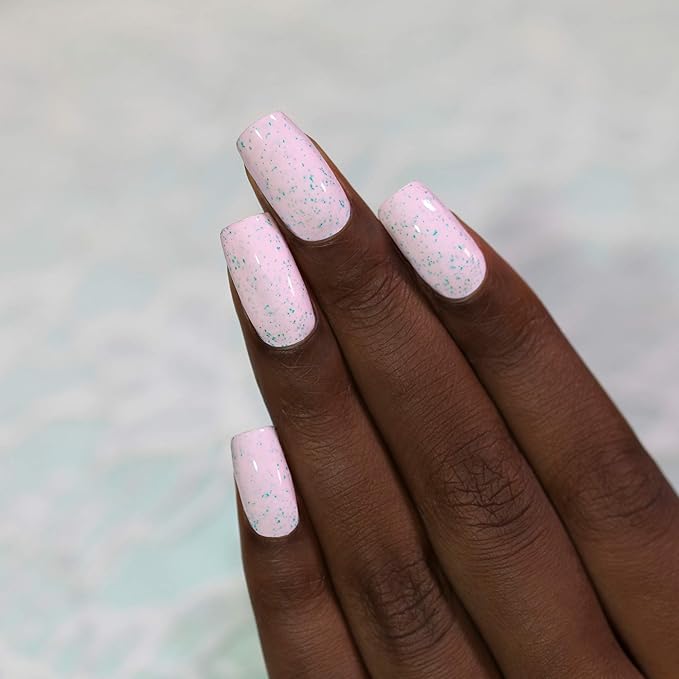 ILNP With Sprinkles - Delicate Macaron Pink Speckled Nail Polish