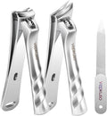 German Nail Clippers for Thick Ingrown Nail for Men, Heavy Duty Large Toenail Clippers for Thick Nails for Seniors, Super Sharp Ingrown Toe Nail Clippers with Long Handle, Gift Idea